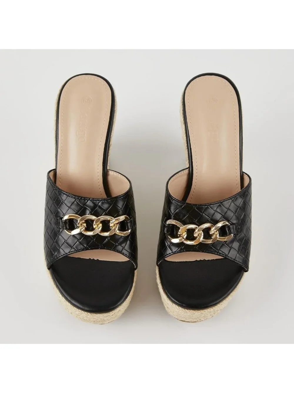 Stylish Women's Wedge Sandals - Platform Espadrille Heel, Casual Summer Slides